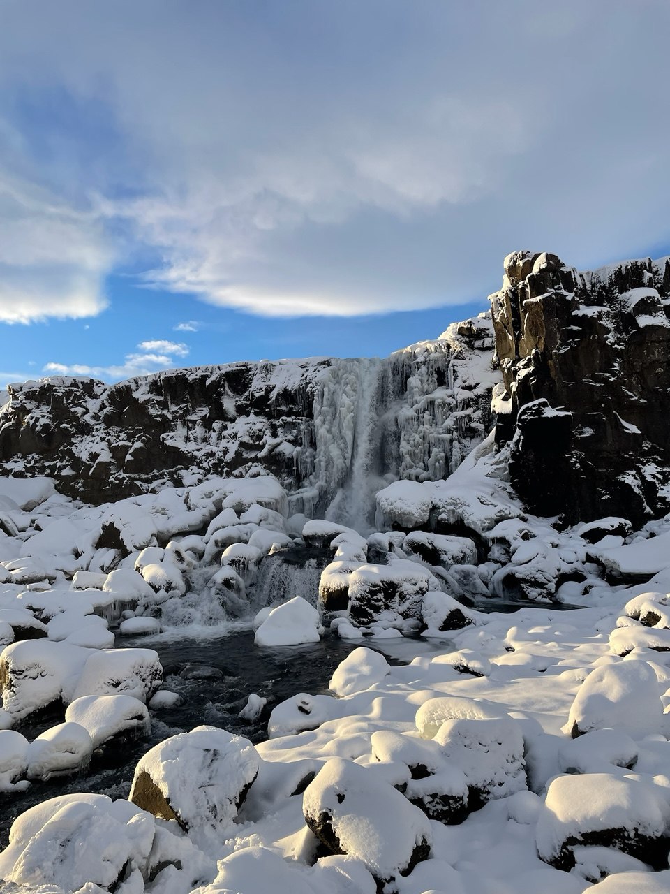 Waterfall in Iceland